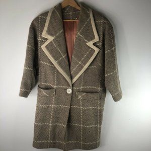 Vintage Shiff Wool Blend Tweed Womens Large Jacket